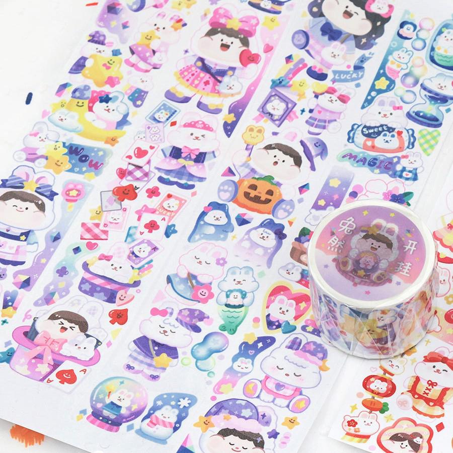 Retro Imprint Washi Tape Set: 20 Rolls, 6 Styles for Versatile Decoration