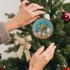 Starfish & Shell Hanging Ornament Acrylic Coastal-Themed Decor for Christmas Tree