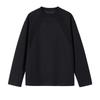 Splicing Round Neck Sweatshirt, Loose Long Sleeved T-Shirt Fashionable Top