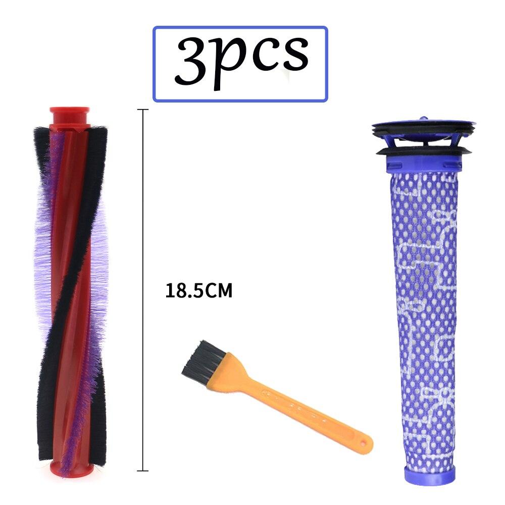 For Dyson V6 Animal Fluffy Cordless Vacuum Cleaner Bristle Roller Brush Bar Pre-Filter Replace Accessory DC59 DC62 SV03 SV073