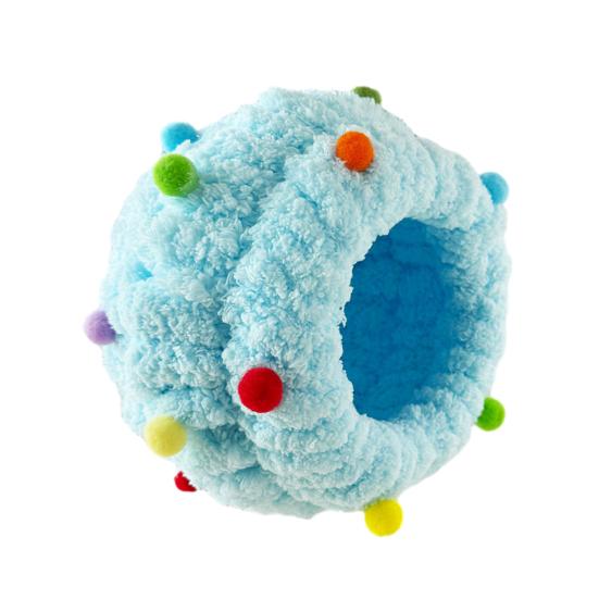 Peluş Kuş Yuvası Yumuşak Yuvarlak Kuş Evi Kulaklı Rahat Sıcak Papağan Sarılma Kulübesi Sevgi Kuşu Conure Muhabbet Kuşu Sultan Papağanı İçin Kabarık Mağara Yuvası