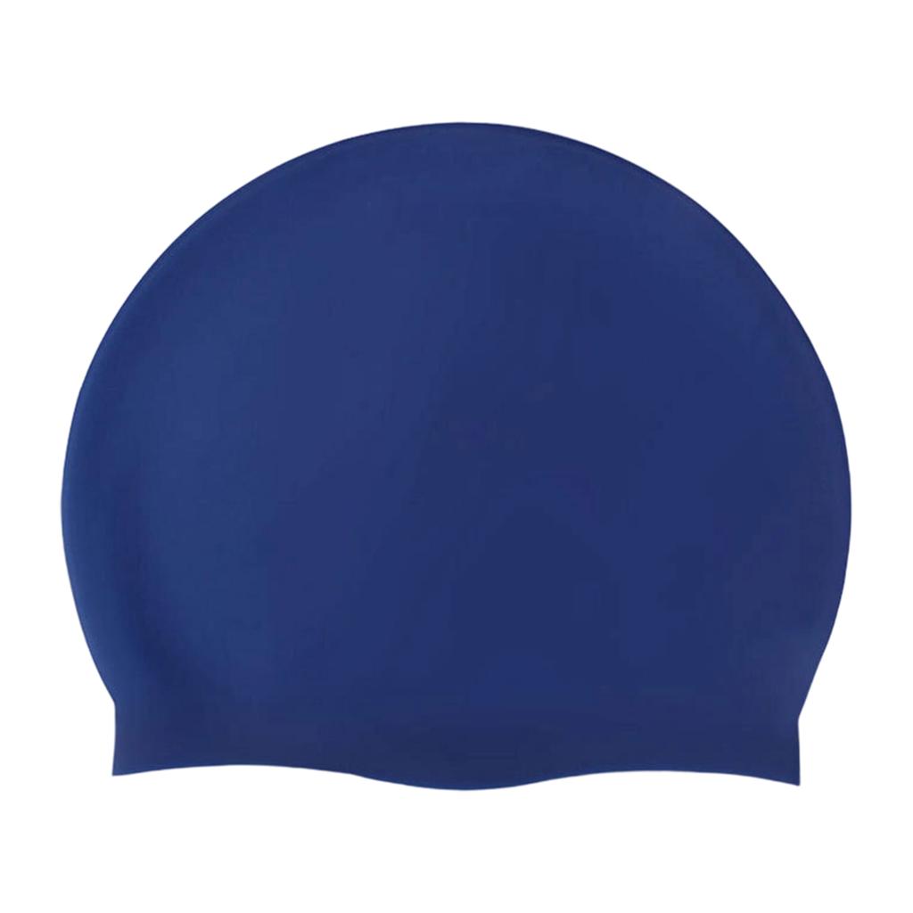 Silicone Swim Cap High Elasticity Waterproof Swimming Hat Ear Protection Comfortable Fit Stretchable Material Durable Design