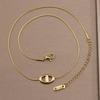 Stainless Steel Titanium Steel Necklace Women'S East Gate Light Luxury Niche Versatile Snake Bone Chain