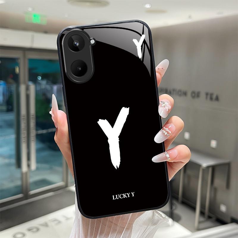 Case For Realme 10 Pro Plus 4G 5G Lucky Letters Back Cover Capa For Realme10 10Pro 10Pro+ Tempered Glass Soft TPU Protect Fundas