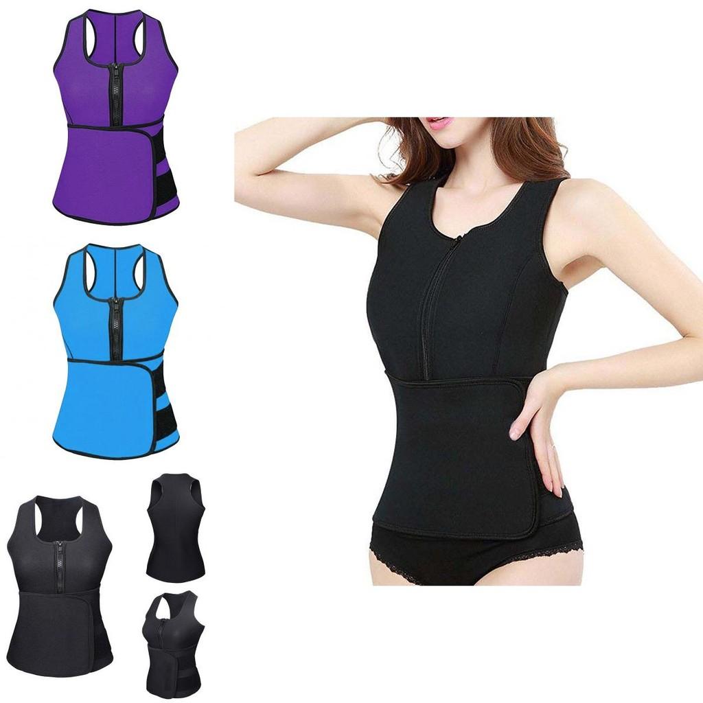 Timeless Women Waist Trainer Vest With Premium Quality Adjustable Sweat Belt Body Shaper For Gym Sessions