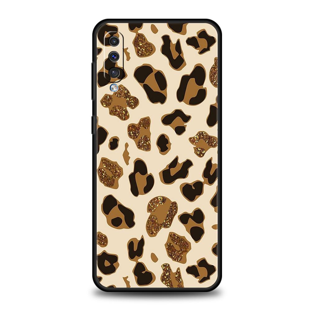Fashion Tiger Leopard Print Case For Samsung A56 A36 A26 A24 A16 A14 A12 A32 A50 A70 A22 A40 A34 A54 A42 A52 A04s A06 5G Cover