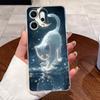Casing For Oppo Reno14 / Reno 14F / Reno 14 Pro Clear Silicone Jelly Soft TPU Back Cover Cute Rabbit Cat Dinasaur Phone Case