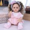 55cm Realistic Reborn Girl Doll Full Silicone Vinyl Realistic Princess Babies Dolls Kids Christmas Halloween Decoration Gifts
