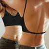 Large size seamless large backless underwear U-shaped beautiful back outer wear underwear bra