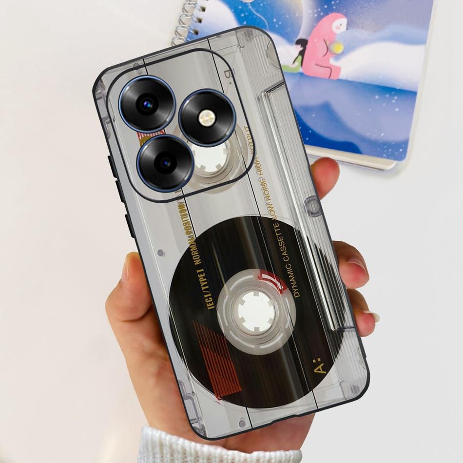 For Itel S23 Plus S681LN case itel S23 S665L Fashion Elegant Painted Soft Silicone TPU Phone Back Cover For Itel S23+ S23Plus