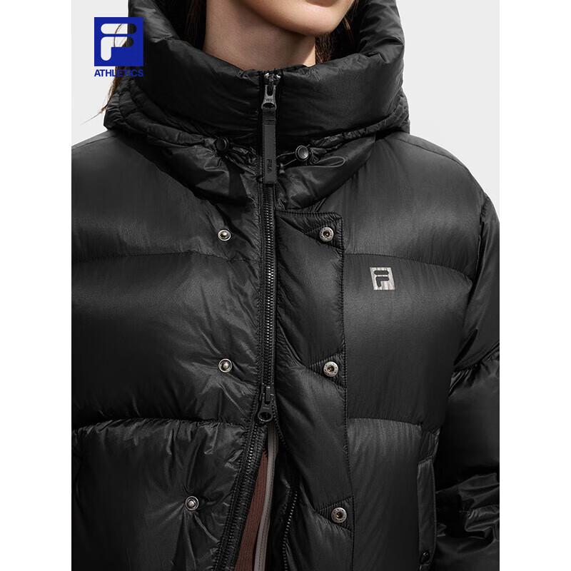 FILA Women's 2025 Winter Loose Fit Hooded Down Jacket