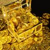 50/100Pcs Pirate Gold Coins Kids Pirate Birthday Party Decoration Favors Gift Halloween Cosplay Props Supply Fake Coin Treasure