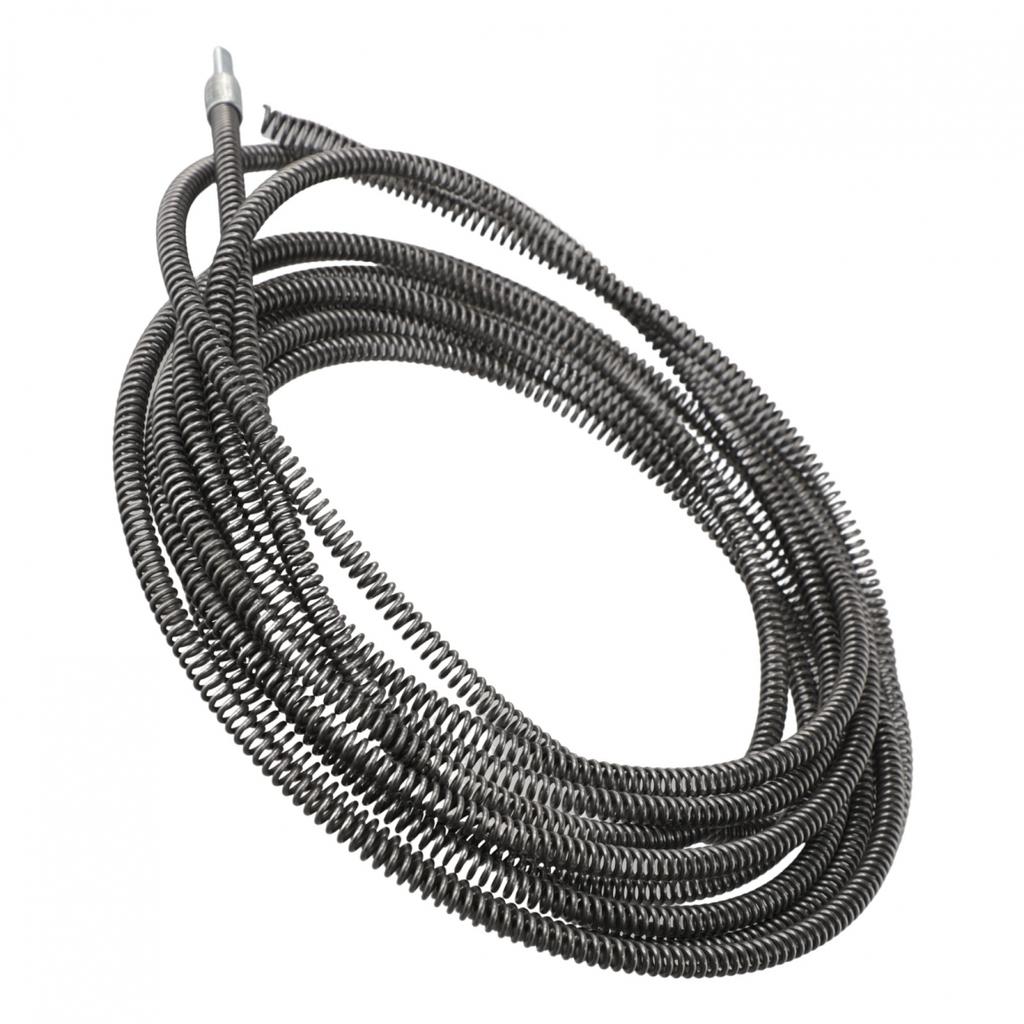 Zuverlässiger elektrischer Bohrer-Abflussreiniger, 5 Meter langer Federstahldraht, verstopftes Waschbecken