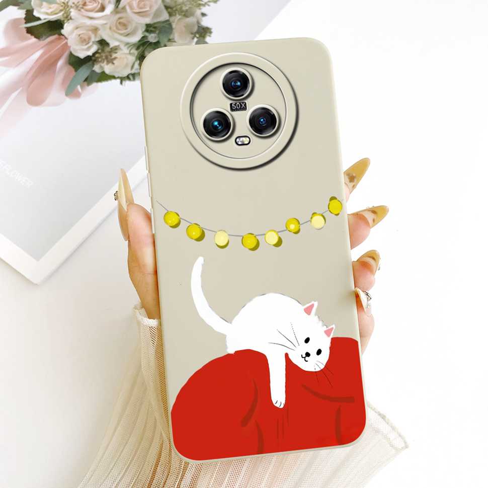 Cartoon For Honor Magic5 5G PGT-AN00 Case Cute Design Print Silicone Back Cover For Honor magic 5 PGT-N09 Phone Cases Fundas