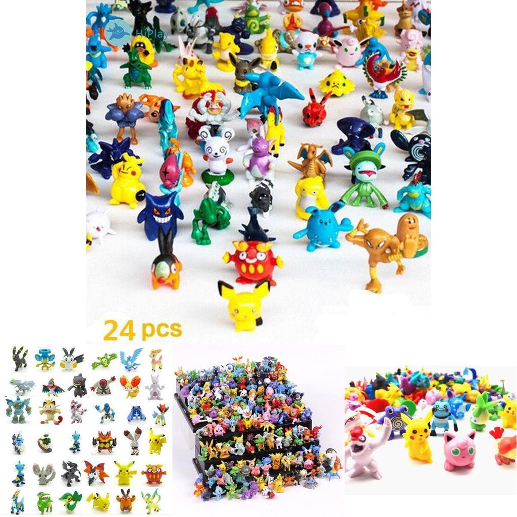 24 Adorabili Figure di Pokemon per Collezionisti e Fan Dimensioni 2-3 cm