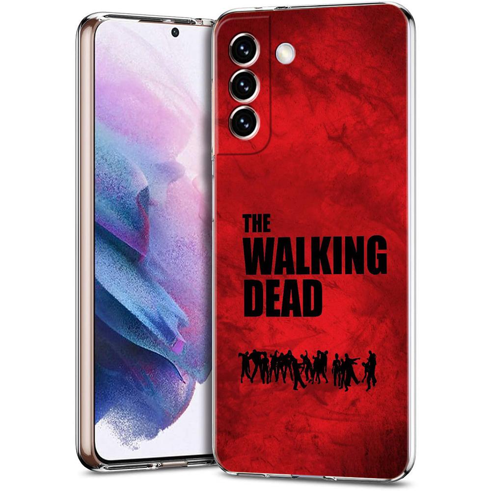 

Чехол The Walking Dead для Samsung S24 S23 S22 S20 S21 FE Ultra S24 S23 S10 S10E S9 S8 Plus 5G Прозрачный чехол для телефона Сумки из ТПУ Samsung S24