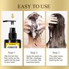 Ginger Hair Dye Shampoo - Deep Cleaning and Moisturizing Hair, Reduce Split Ends and Hair Breakage, Strengthen & Nourish Hair,200ml