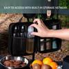 Tragbares Gewürzflaschen-Set für den Außenbereich für Camping und Picknicks Gewürzaufbewahrungsgläser BBQ-Ölflaschen und Gewürz-Organizer-Tasche