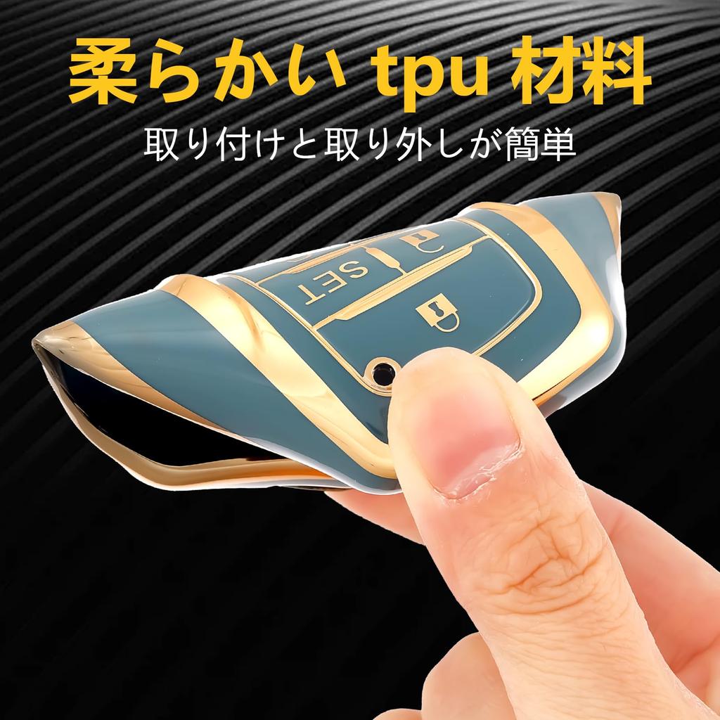 OFF WE GO Key Case, TPU Car Key Shell Key Cover, Compatible with Alphard