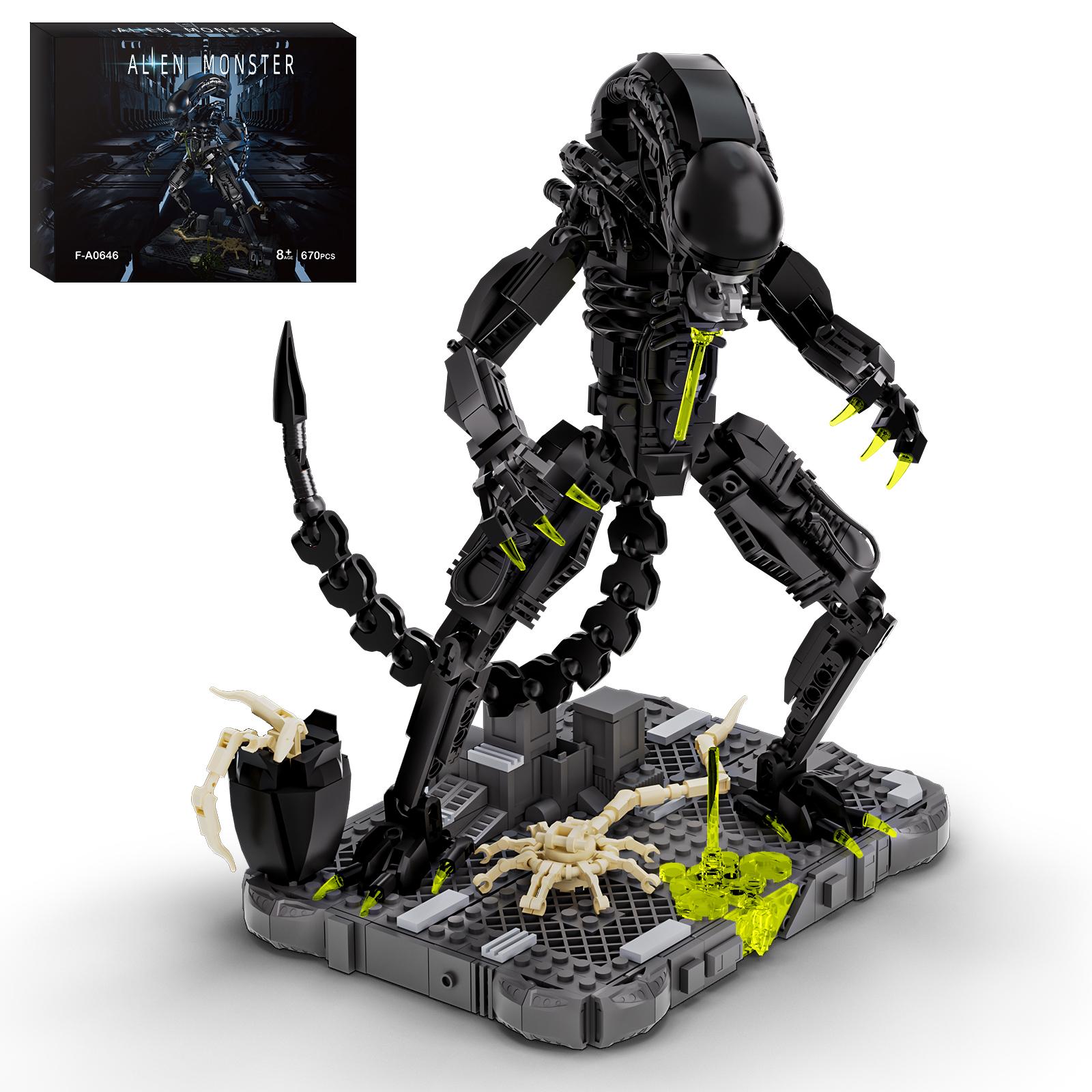 MOC Movie Alien Monster Building Blocks