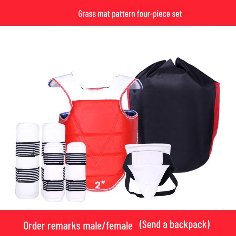 

Универсальный комплект защитной экипировки для тхэквондо - Длинный и утолщенный, 4-8 шт., для соревнований и тренировок L (150-160 cm) Female