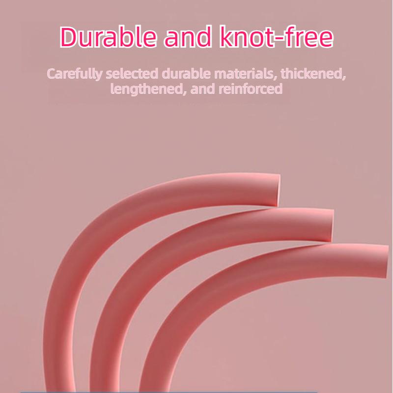 New Jump Rope for Women Indoor Fitness Fat Burning Skipping Rope Durable for Students Exam Training
