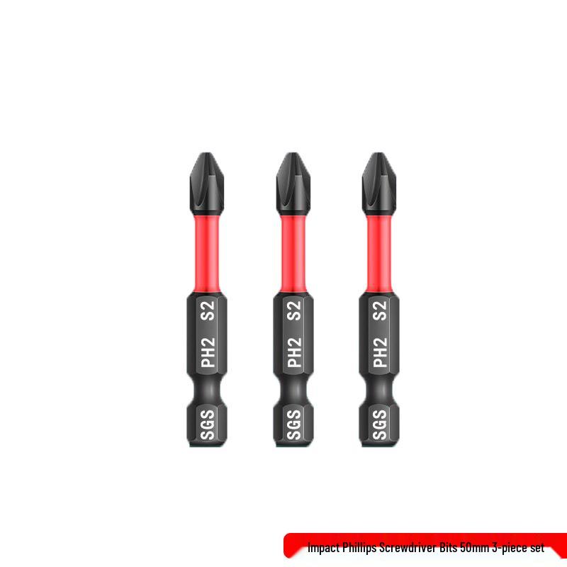 

SGS2 Industrial Grade High Hardness Phillips Impact Screwdriver Bit, Extended Electric Driver Head