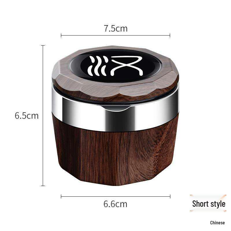 BYD Han DM-i 2025 Car Ashtray with Lid and Light, Flame Retardant, for Han L and Song L Interior Modification