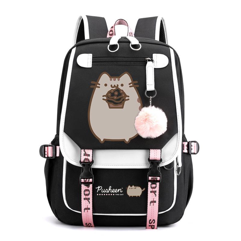 Cartoon Cute Printed School Bag Outdoor Travel Oxford Cloth Backpack