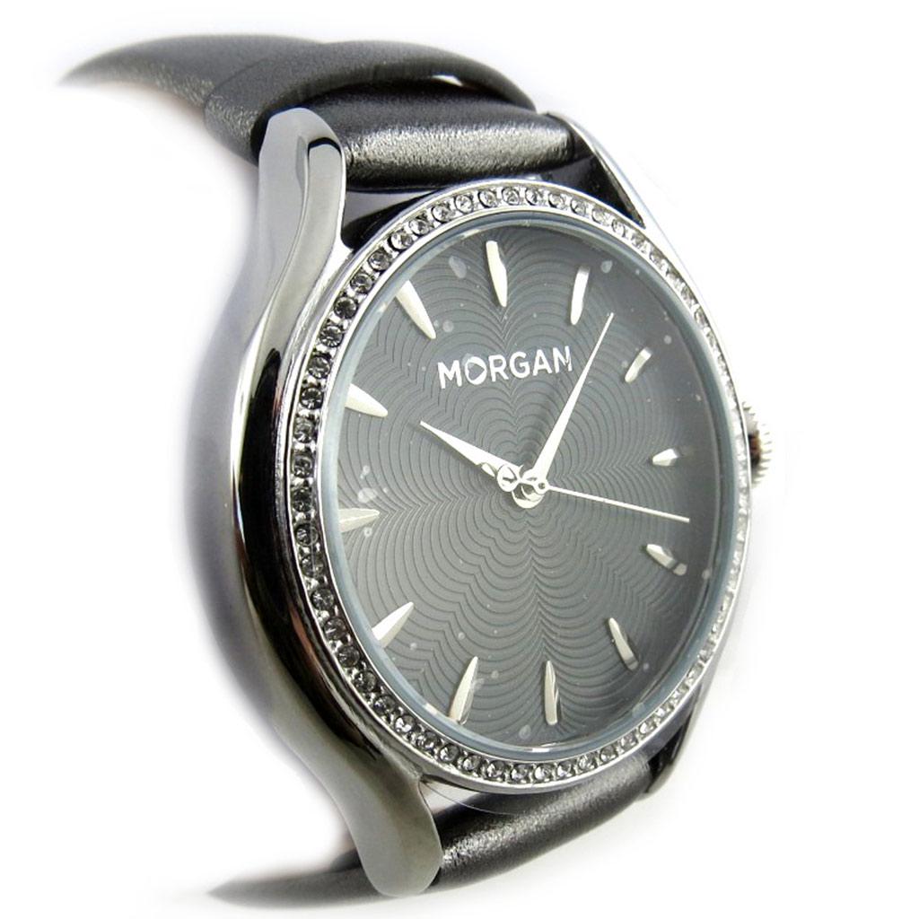 Morgan [N2325] - Montre créateur 'Morgan' gris (Diamonds)
