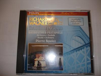 CD BOULEZ; BAYREUTHER FESTSPIELE - Wagner: Das Rheingold Germany Classical Used