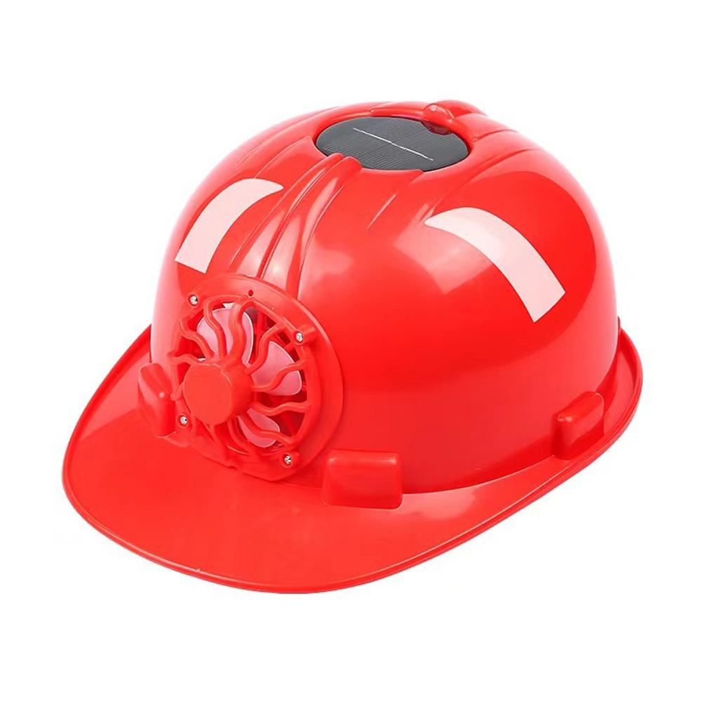 Solar Power Fan Helmet Outdoor Working Safety Hard Hat Workplace ABS Material Protective Cap Safety Hard Hat With Solar Fan