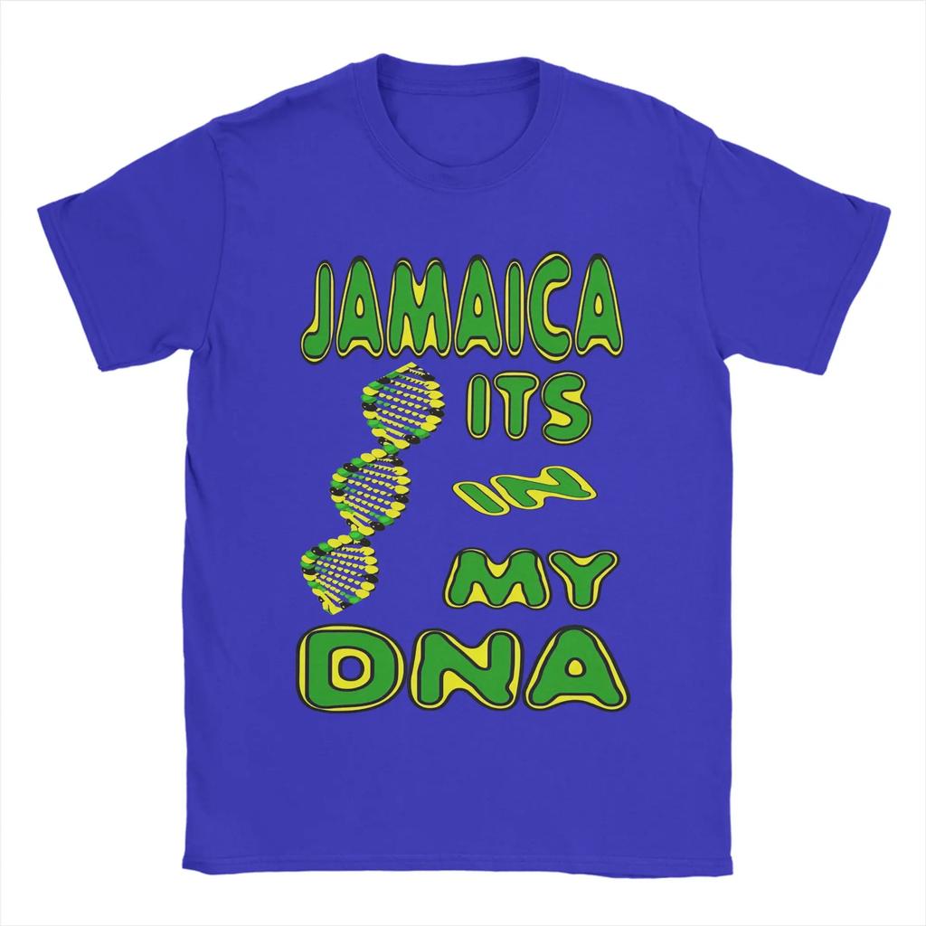 Is In My Dna Jamaica T Shirt Couple Jamaican Funny Tshirts Summer Breathable Harajuku Tee Shirt Casual Plus Size Clothing