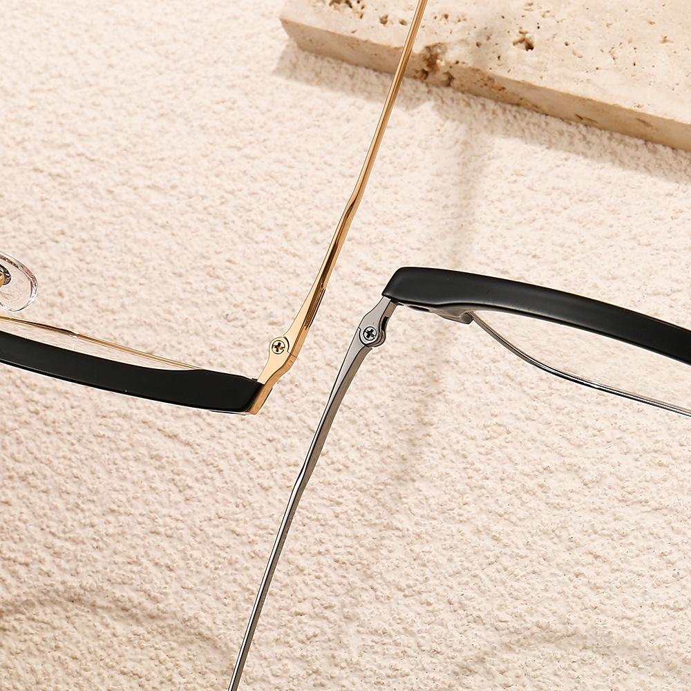 2024 Stylish Business Eyewear: TR Titanium Frame Glasses with Fade-Resistant Vacuum Electroplating - Model 15012
