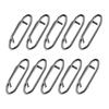 50Pcs Power Fishing Clip Fast Snaps Speed Clip Fishing Clip Connectors Stainless Steel Fast Change Connector