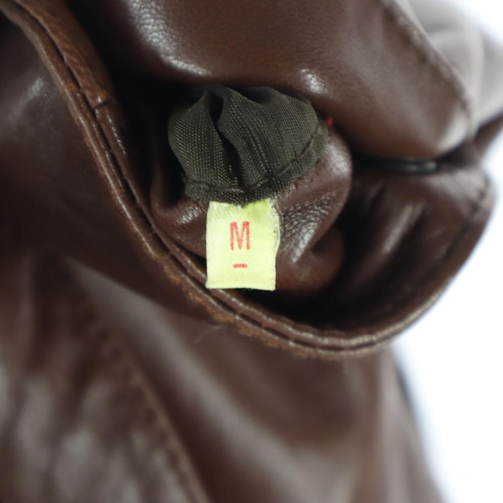 ArtesaniaTextil Made in Spain Long sleeve leather jacket M Brown Women Used