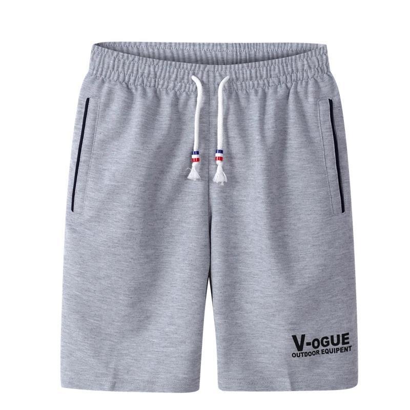 Shorts for menn Tynne fritidssporter Sommer fempunktsbukser Løse strandbukser Ridebukser mennsbukser