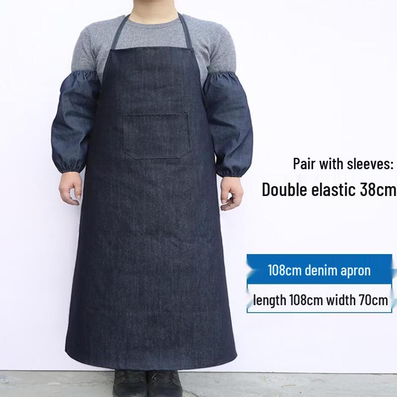 Heavy-Duty Denim Canvas Work Apron