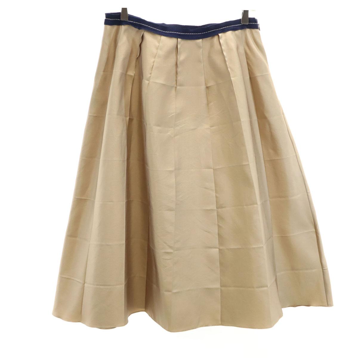 

MARNI made in Italy Mimole length skirt 40 beige Women Used