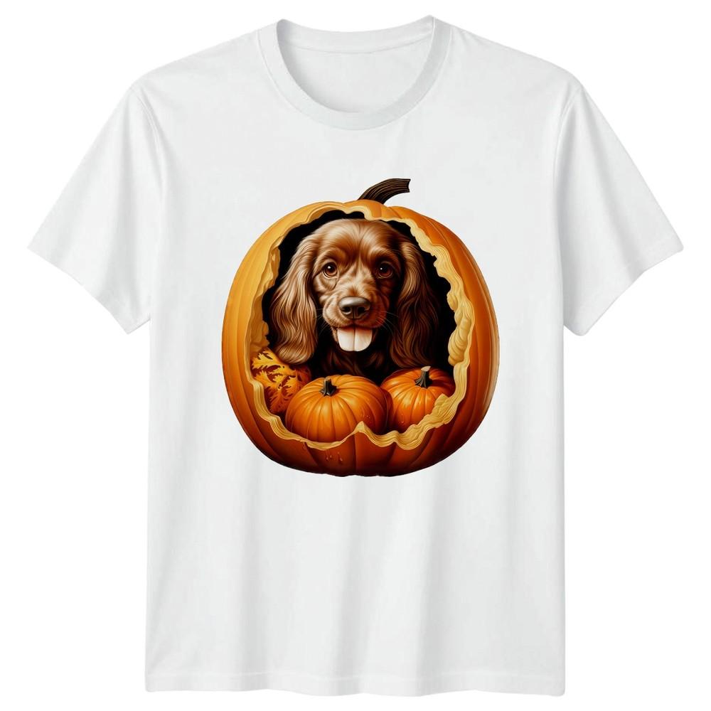 Dog In Pumpkin TShirt Halloween Dog Halloween Gift For Him And Her S