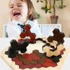 Pattern Cognitive Montessori Puzzles Toys Interactive Jigsaw Puzzle Board  Birthday Gifts