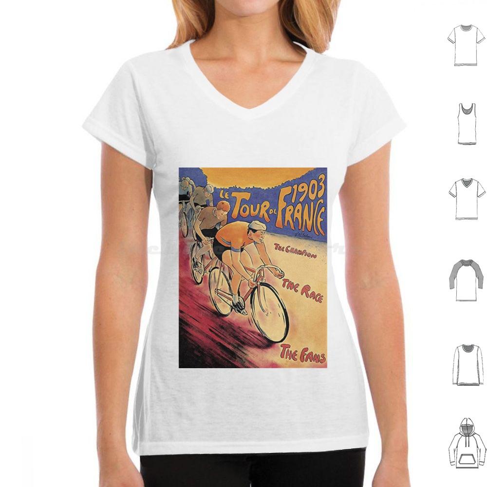 

Tour Bike Racing T Shirt Cotton Men Women DIY Print Exhibition Race Wadaks Campion Fans France Loved Aesthetic 1903 Popart 4XL