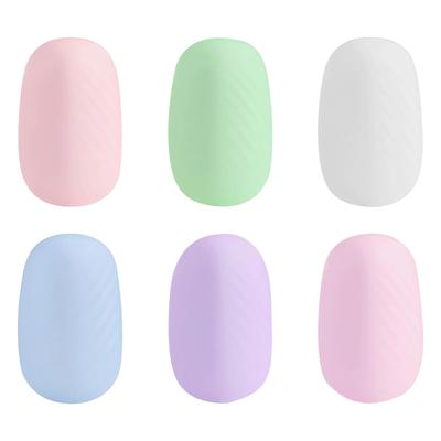 Paquete de 6 Cubiertas de Silicona para Cepillos de Dientes, Cubiertas para Cepillos de Dientes Eléctricos y Manuales, Viaje para Cepillos de Dientes