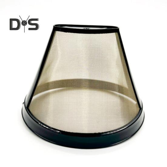 Filtru de cafea din oțel inoxidabil pentru aparat de cafea, reutilizabil, cu mâner încorporat, fără BPA, plasă fină, strecurătoare de cafea, coș de filtru pentru aparat de cafea