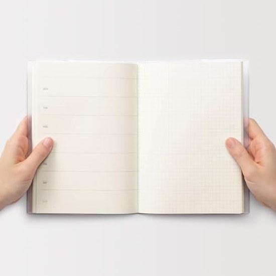 Muji Date-less Schedule Notebook Monthly Weekly A5Monthly 15 MonthsWeekly 65 Weeks