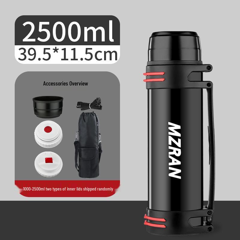 4L Stainless Steel Travel Thermos Mug for Men - Large Capacity Car Kettle Flask