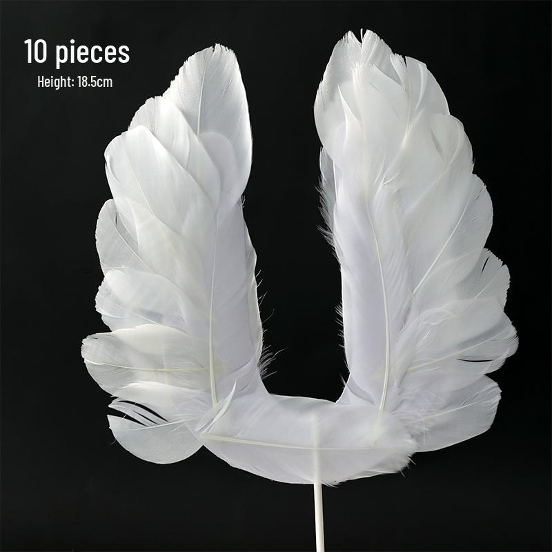 Angel Wing Feather String Lights Cake Topper Ornaments