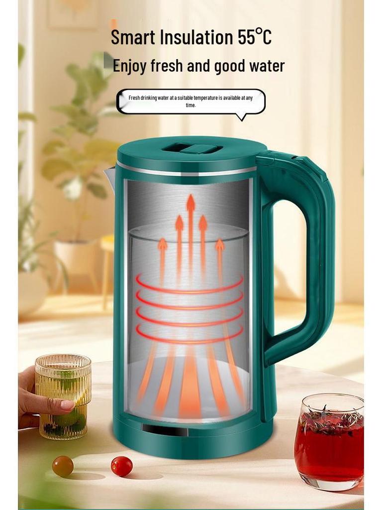 Large Capacity Smart Electric Kettle with Durable Anti-scald Design and Automatic Shut-Off