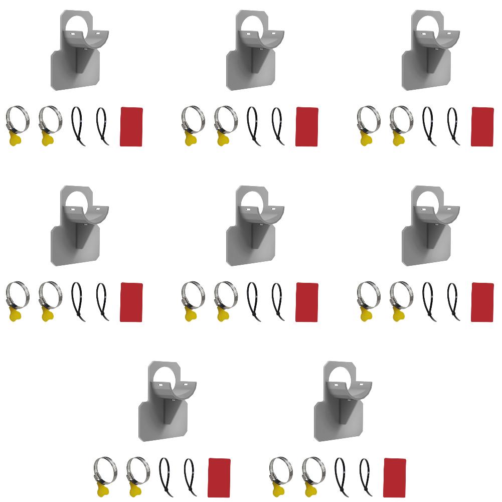 Swimming Pool Pipe Holder Mount Supports Pipe 30-38mm for Intex Above Ground Water Hose Bracket with Cable Tie For Swimming Pool