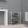 Day and Night - Day and Night Wine Rack for 48 White Metal Bottles